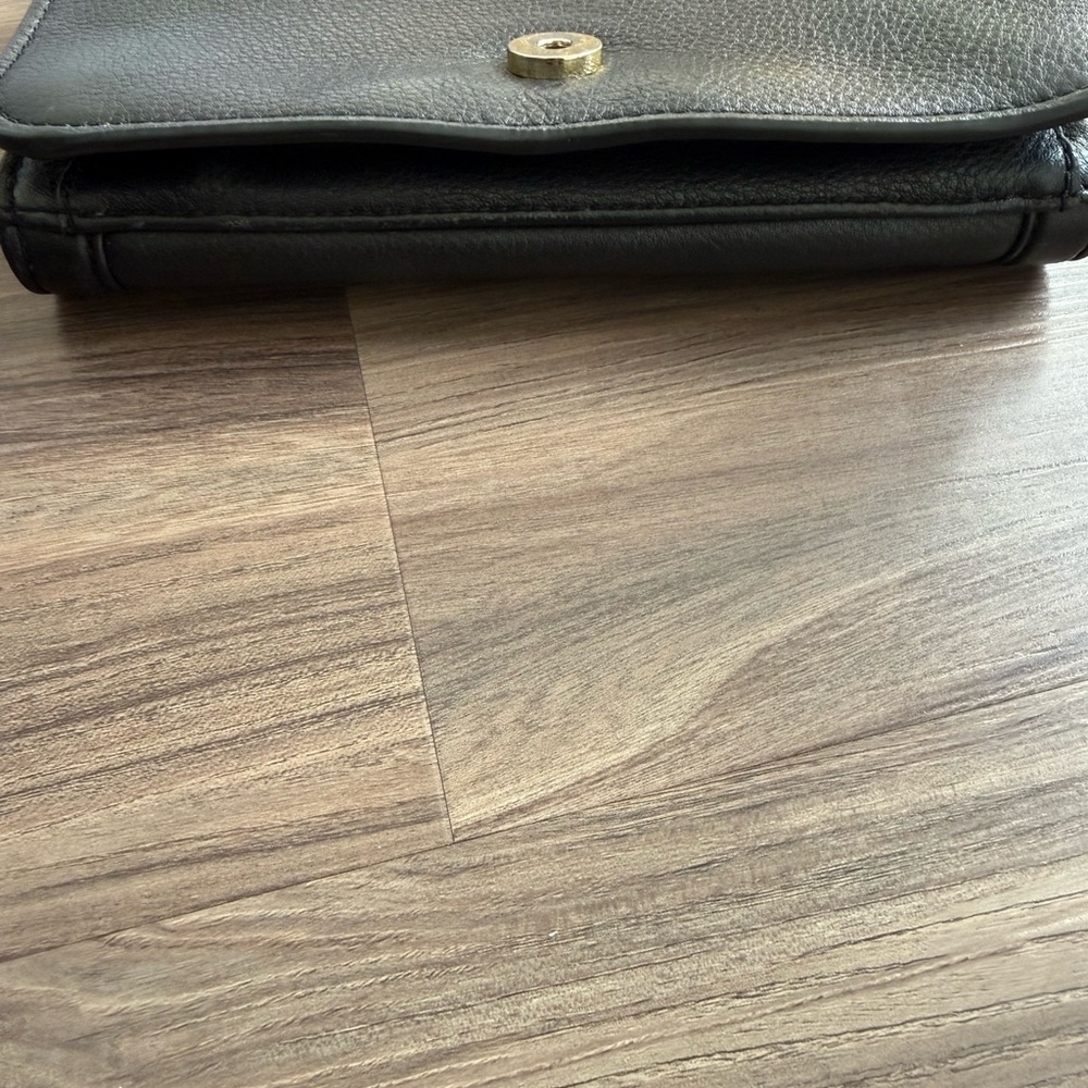 Tory Burch Black Leather Chain Strap Crossbody - Picture 4 of 14